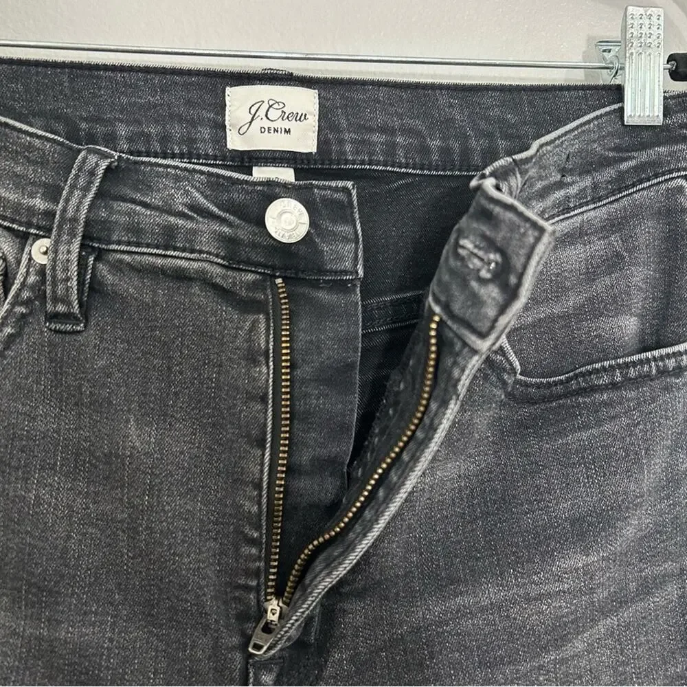 J. Crew 10” High Rise Toothpick Jeans Size 28